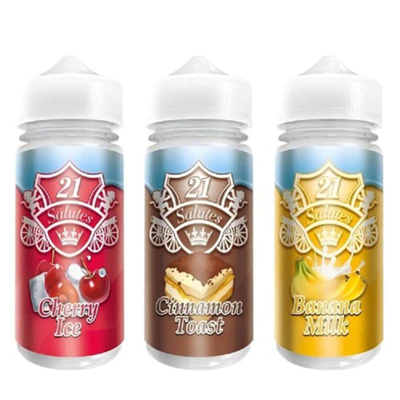 21 salutes shortfill 100ml e liquid 1