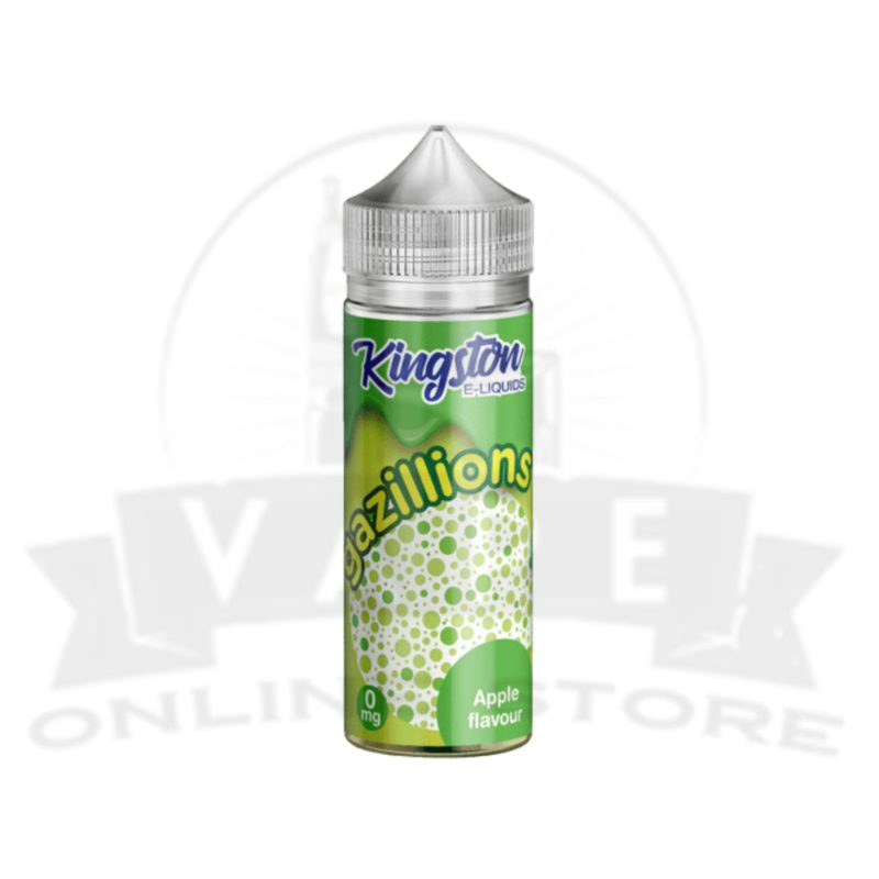 apple kingston gazillions range shortfill 100ml e liquid