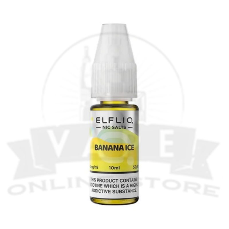 banana ice elfliq 10ml nic salt or 5 for pound10