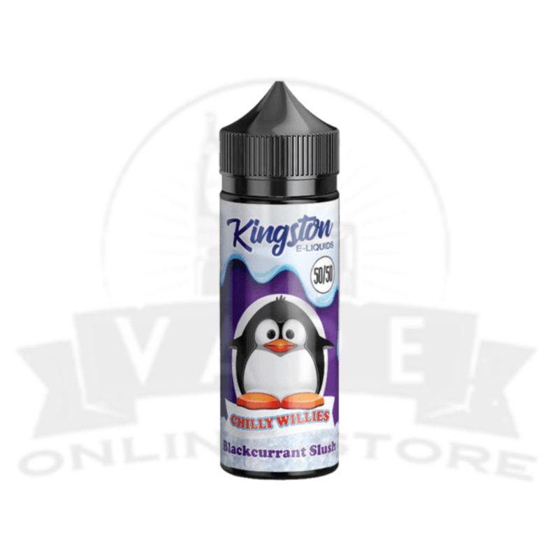 blackcurrant slush kingston chilly willies range shortfill 100ml e liquid