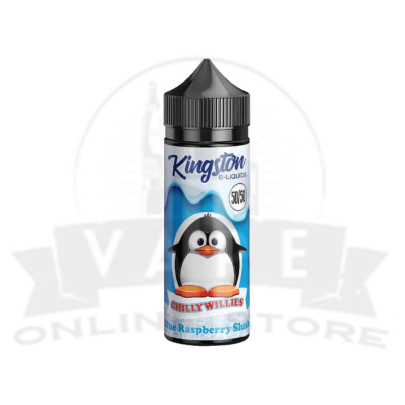 blue raspberry slush kingston chilly willies range shortfill 100ml e liquid