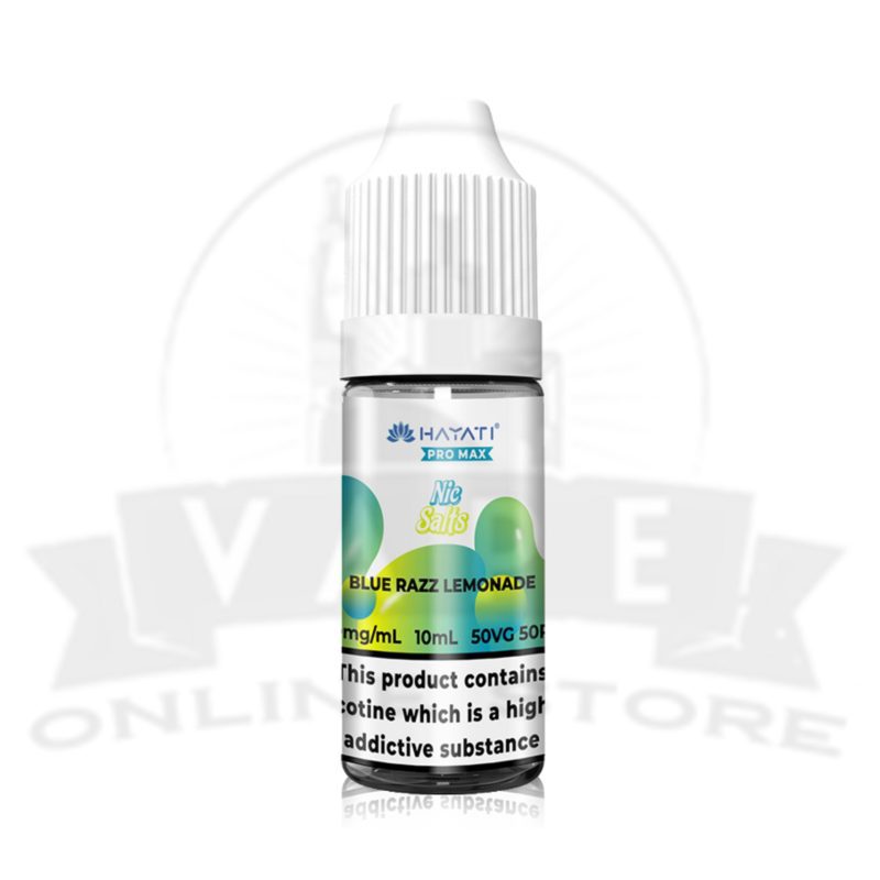 blue razz lemonade hayati pro max 10ml nic salt e liquid