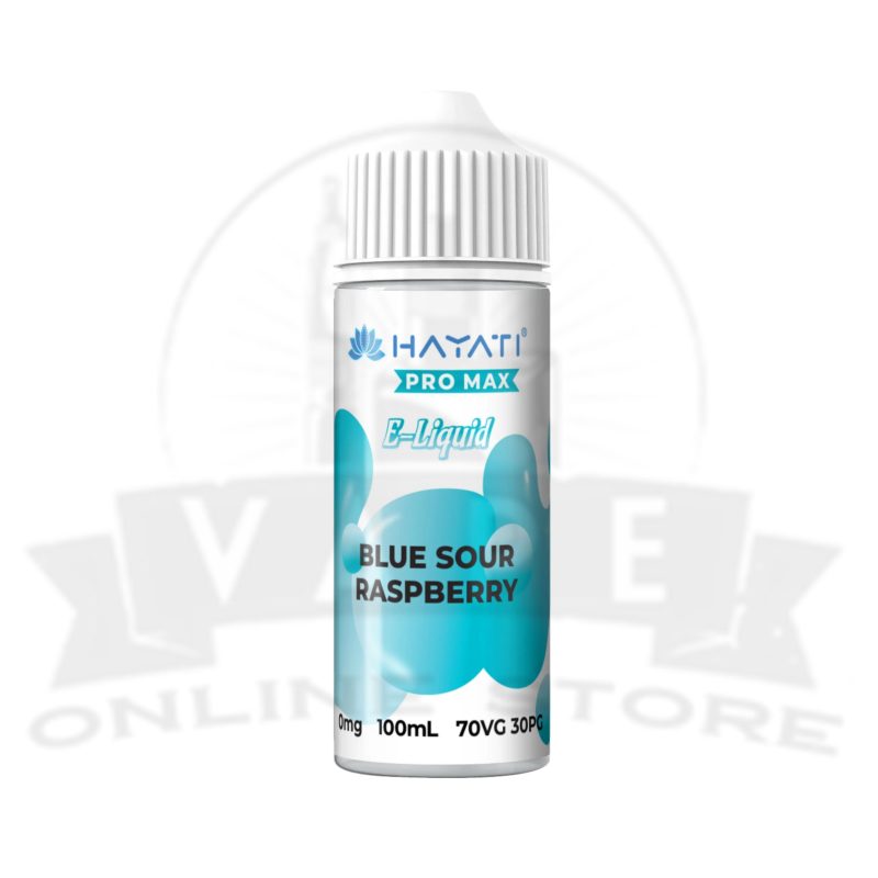 blue sour raspberry hayati pro max 100ml e liquid vape juice or full stock