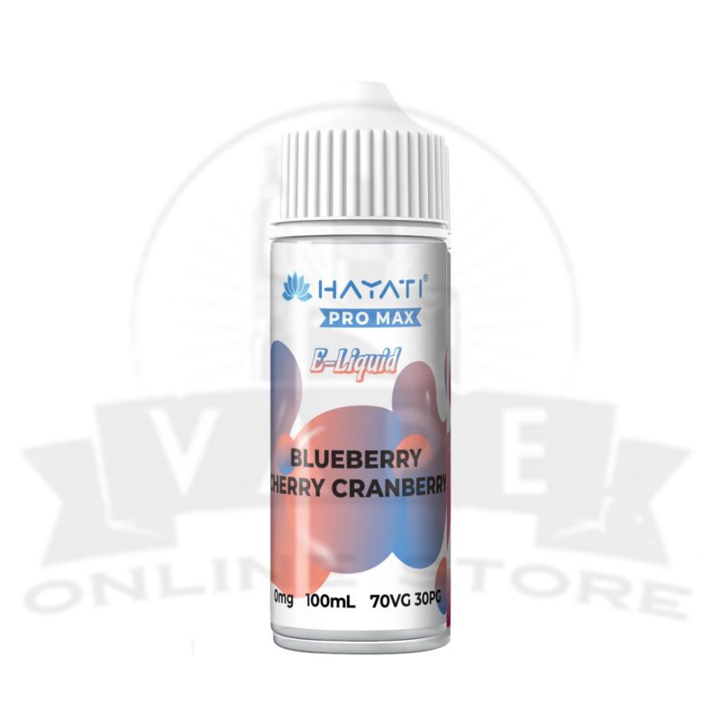 blueberry cherry cranberry hayati pro max 100ml e liquid vape juice or full stock