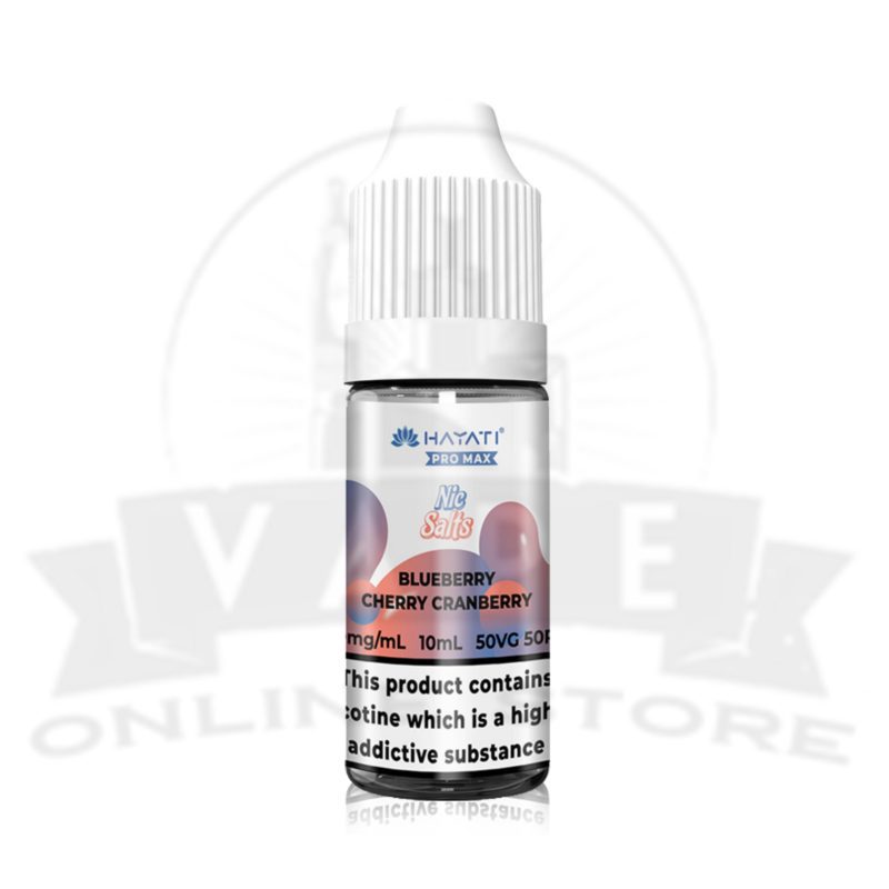 blueberry cherry cranberry hayati pro max 10ml nic salt e liquid