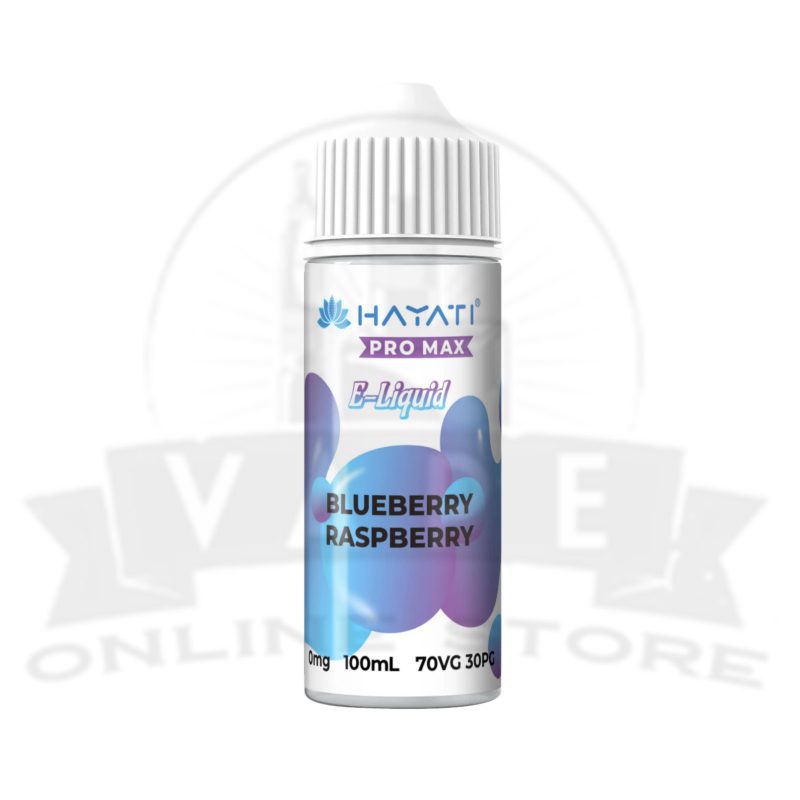 blueberry raspberry hayati pro max 100ml e liquid vape juice or full stock