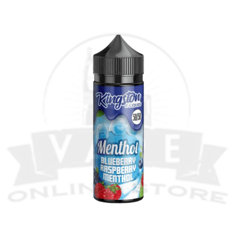 blueberry raspberry menthol kingston menthol 100 ml e liquid shortfills