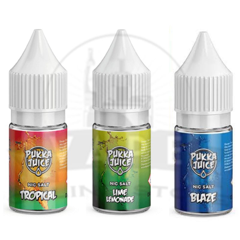 box of 10 pukka juice 10ml e liquid or wholesale price