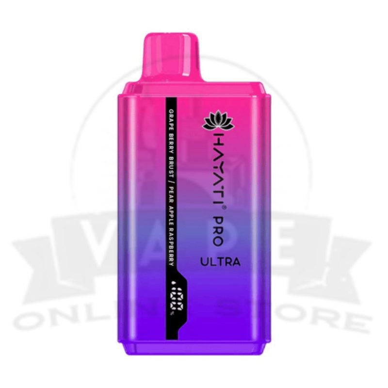 grape berry burst pear apple raspberry hayati pro ultra 15000 puffs disposable vape