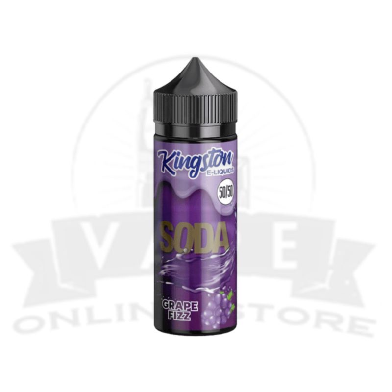 grape fizz kingston soda 100 ml e liquid shortfills