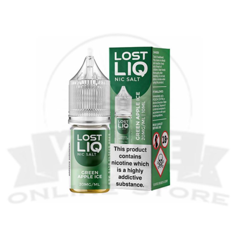 green apple ice lost liq nic salt 10ml