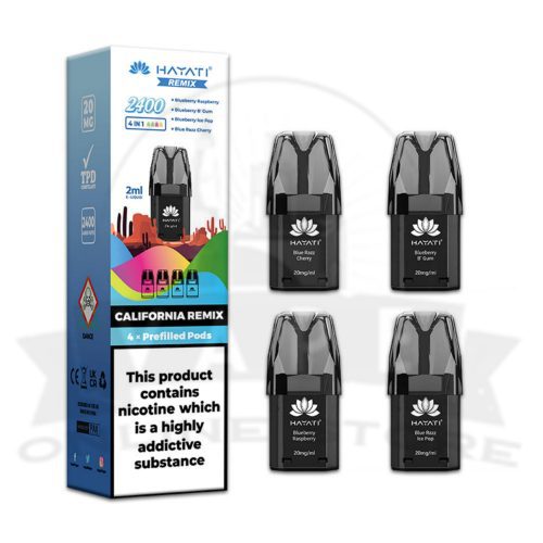 Hayati Remix 2400 Puffs Replacement Pods | Pack Of 4