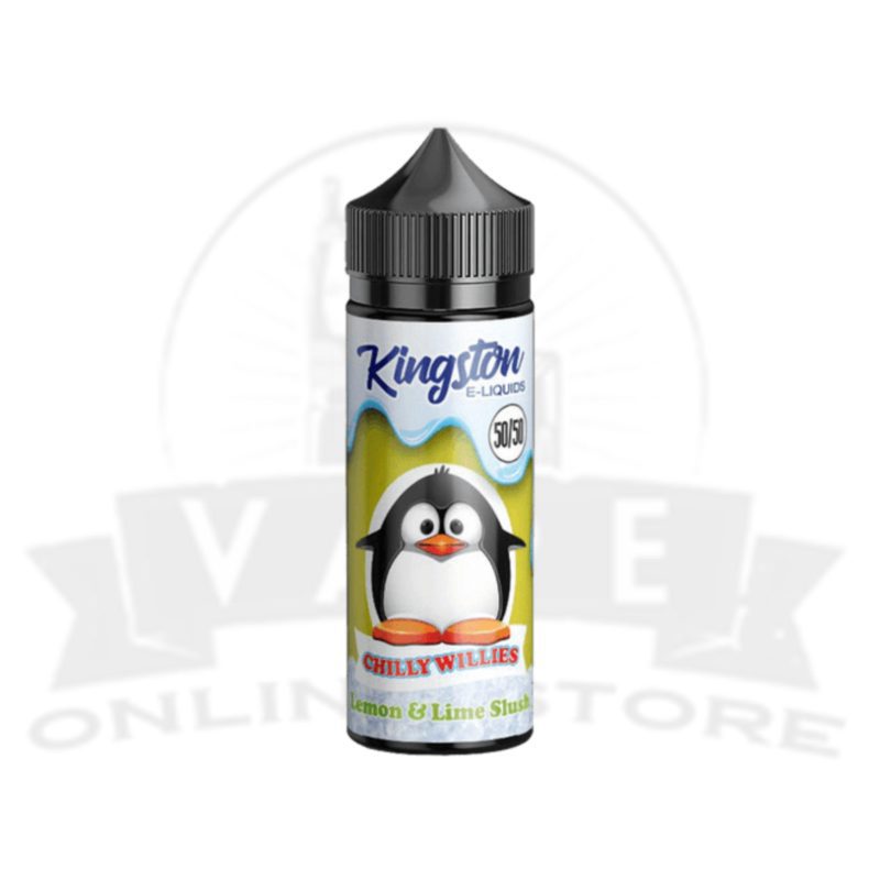 lemon and lime slush kingston chilly willies range shortfill 100ml e liquid