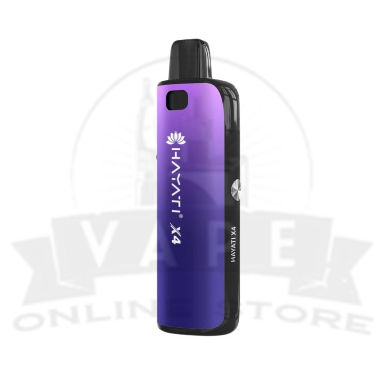 misty purple hayati x4 refillable pod vape kit or hayati free 10ml e liquid