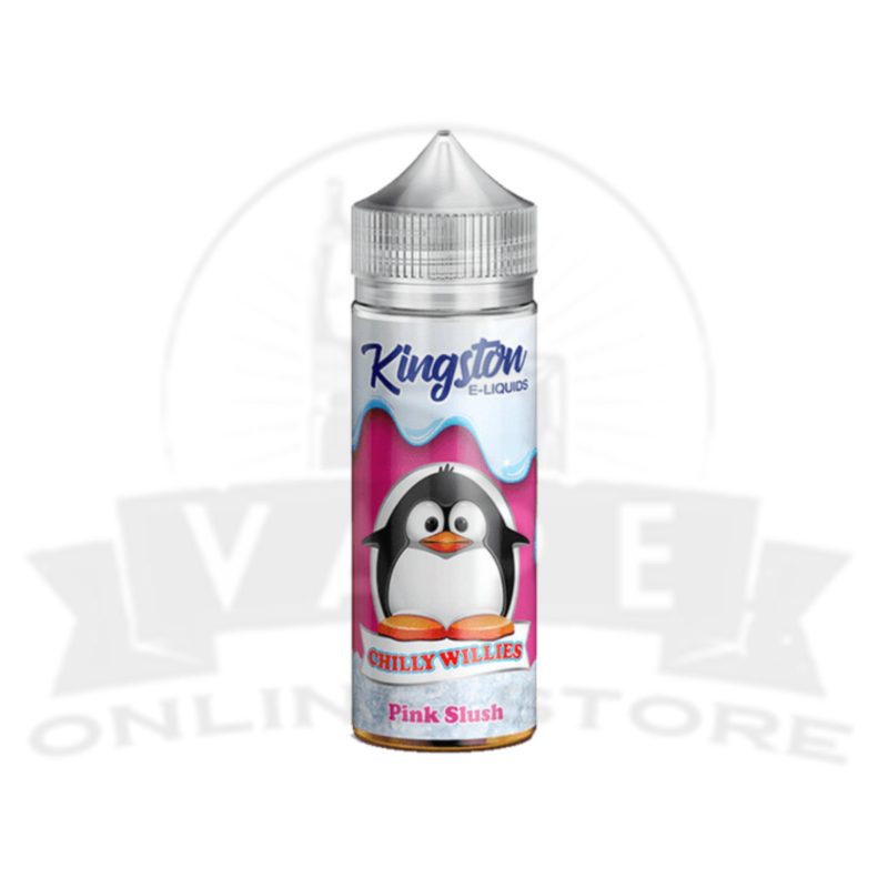 pink slush kingston chilly willies range shortfill 100ml e liquid