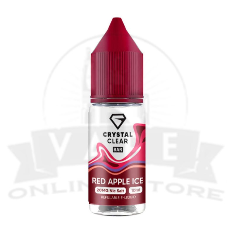 red apple ice crystal clear 10ml nic salt or best prices