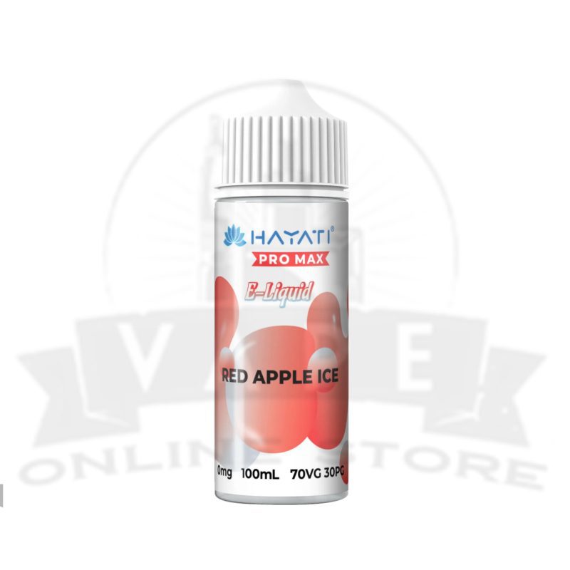 red apple ice hayati pro max 100ml e liquid vape juice or full stock