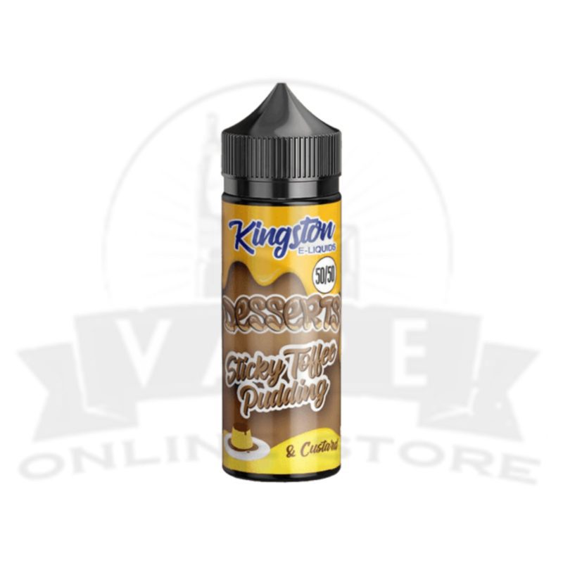 slicky toffee pudding kingston desserts 100ml e liquid shortfills