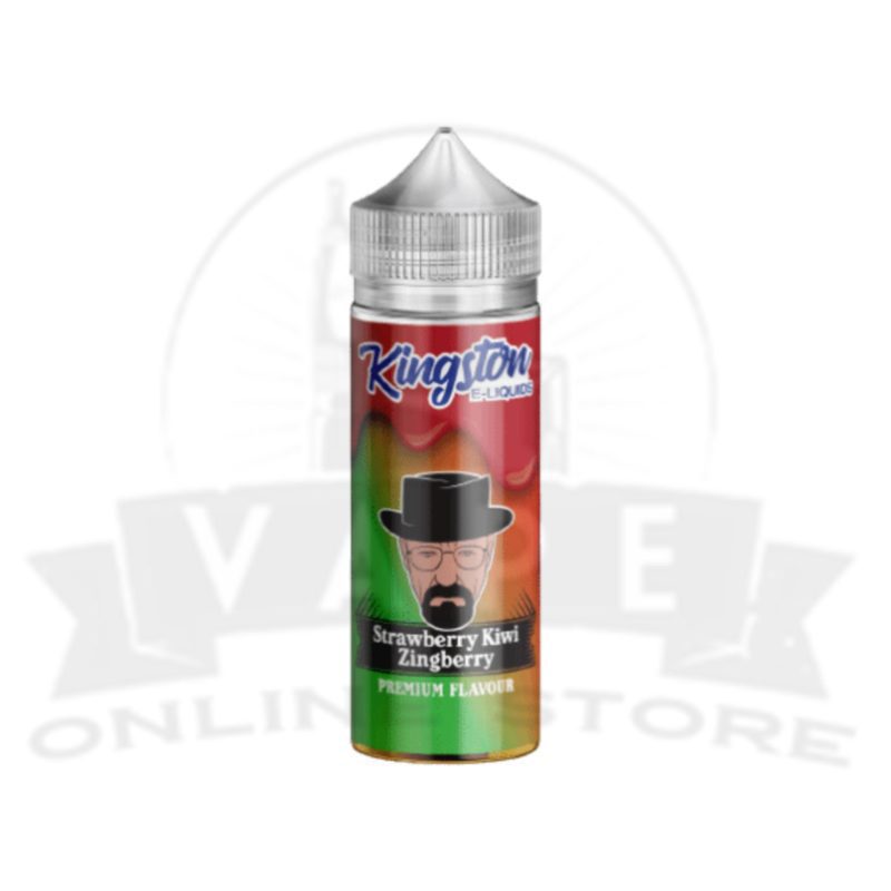 strawberry kiwi zingberry kingston 100ml e liquid shortfills