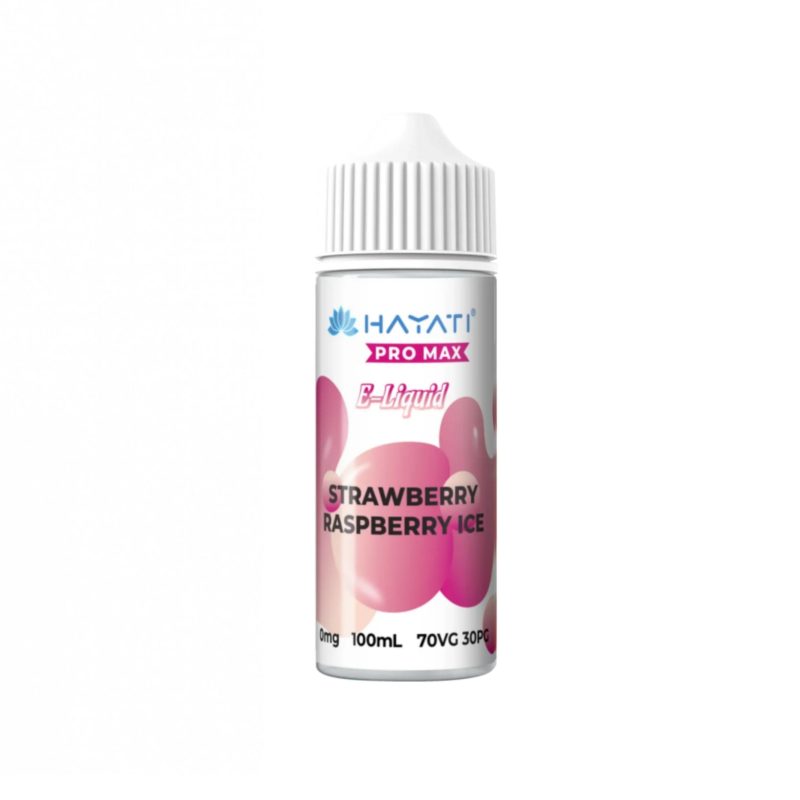 strawberry raspberry ice hayati pro max 100ml e liquid vape juice or full stock