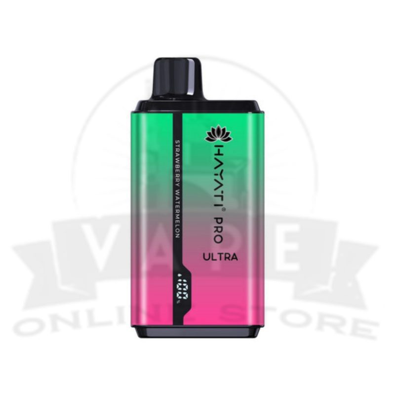 strawberry watermelon hayati pro ultra 15000 puffs disposable vape