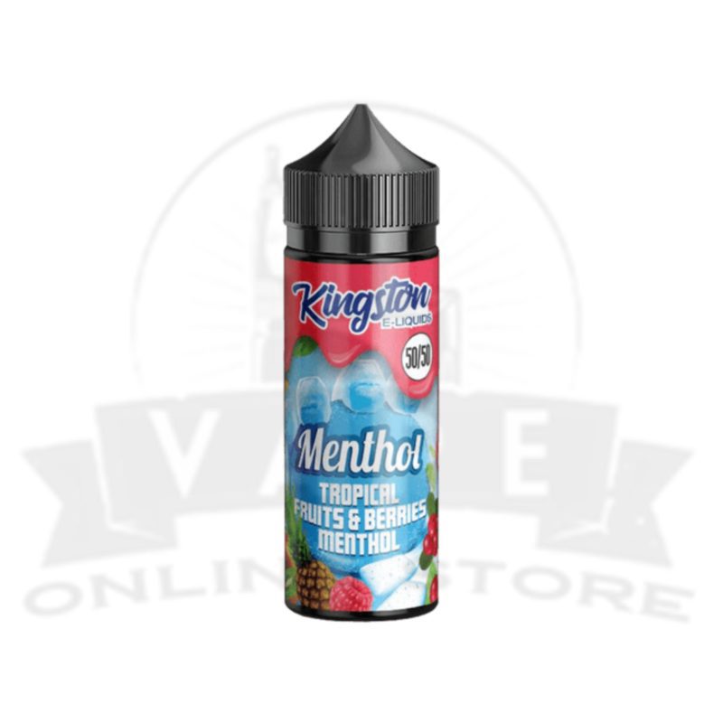 tropical fruits and berries menthol kingston menthol 100 ml e liquid shortfills