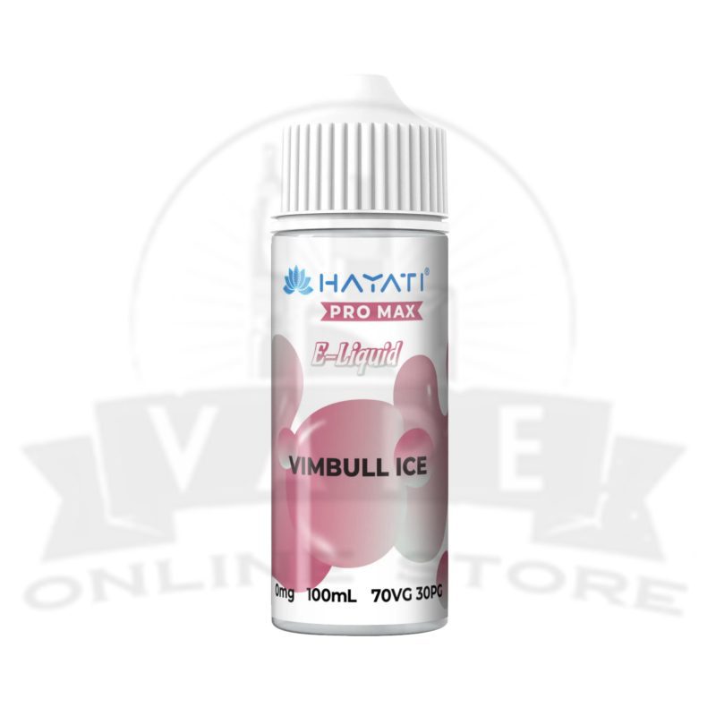 vimbull ice hayati pro max 100ml e liquid vape juice or full stock