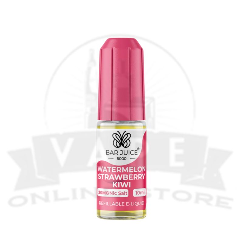 watermelon strawberry kiwi bar juice 5000 nic salt e liquid or 4 for pound10