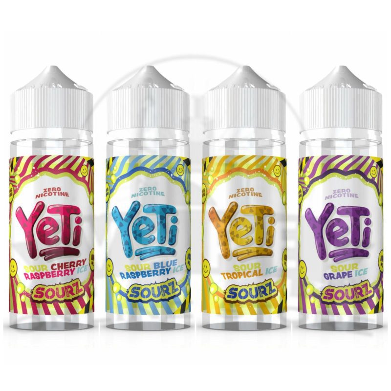 yeti sourz e liquid 100ml shortfill